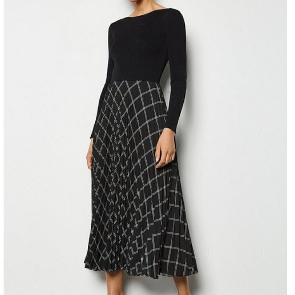 Vintage Francesca for Damon Blended Wool Ruffld Cuff Dress